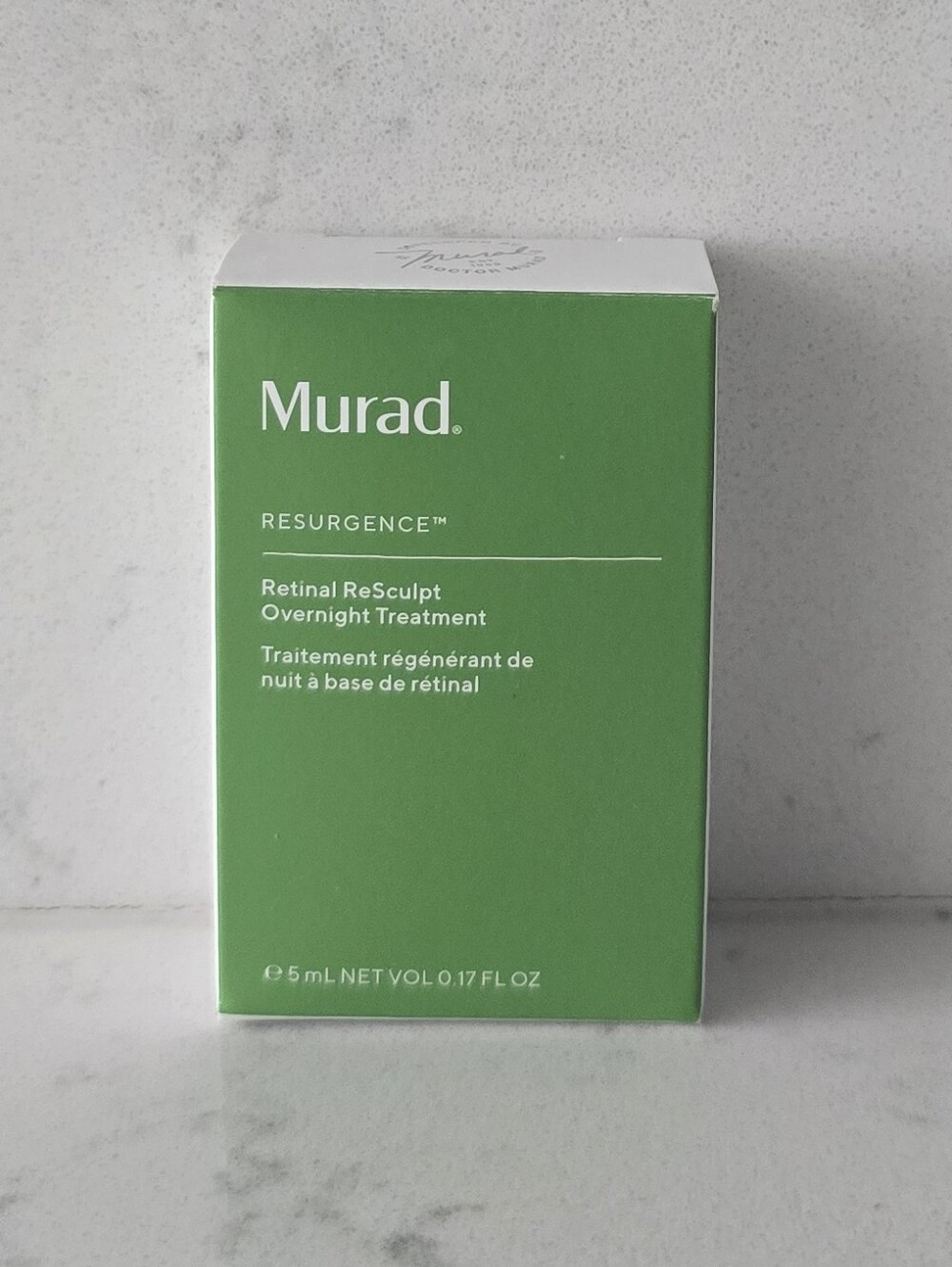 New and Unopened Murad Resurgence Retinol ReSculpt Overnight Treatment 5ml